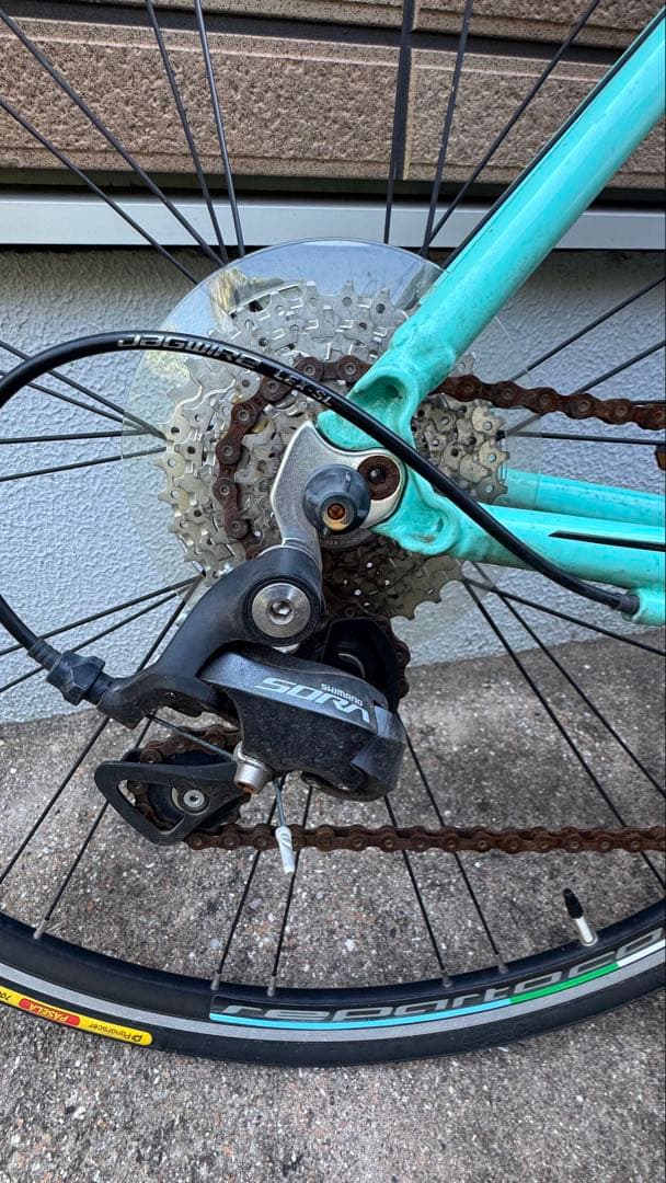 【8/8までお値引】Bianchi VIA NIRONE 7 チェレステカラー