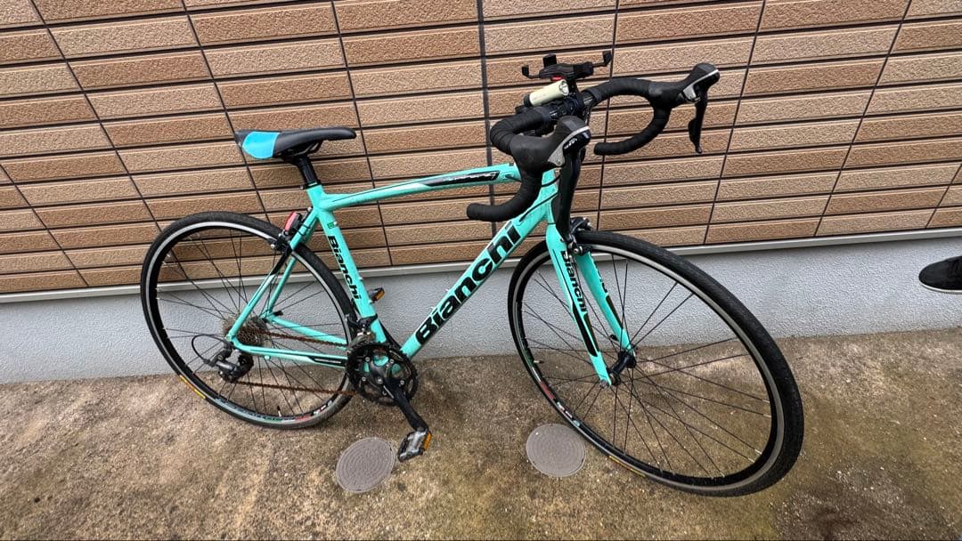 【8/8までお値引】Bianchi VIA NIRONE 7 チェレステカラー