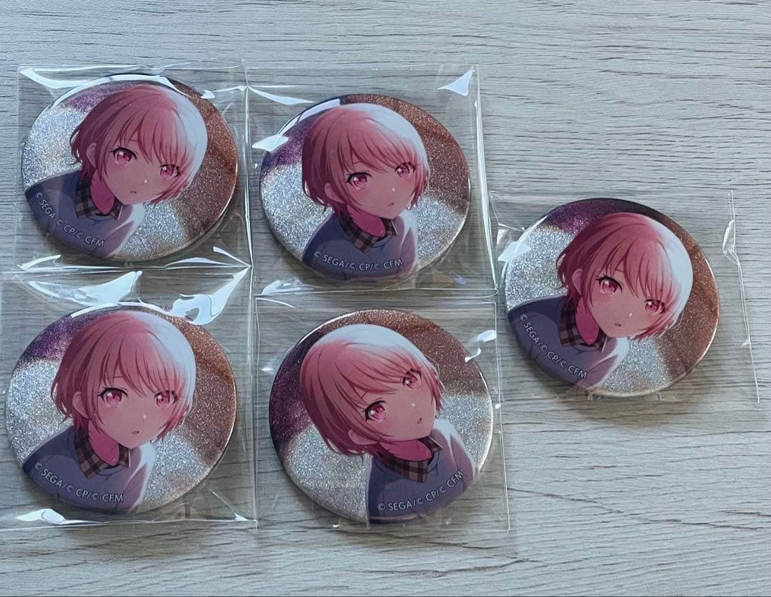 プロセカ グリッター缶バッジ 21C 暁山瑞希 5点