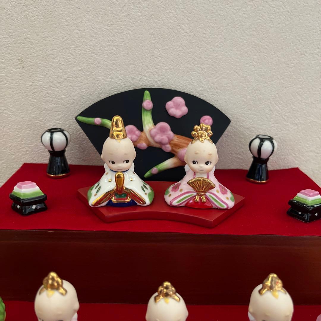 ローズオニールキューピーおひなさま　三段飾り