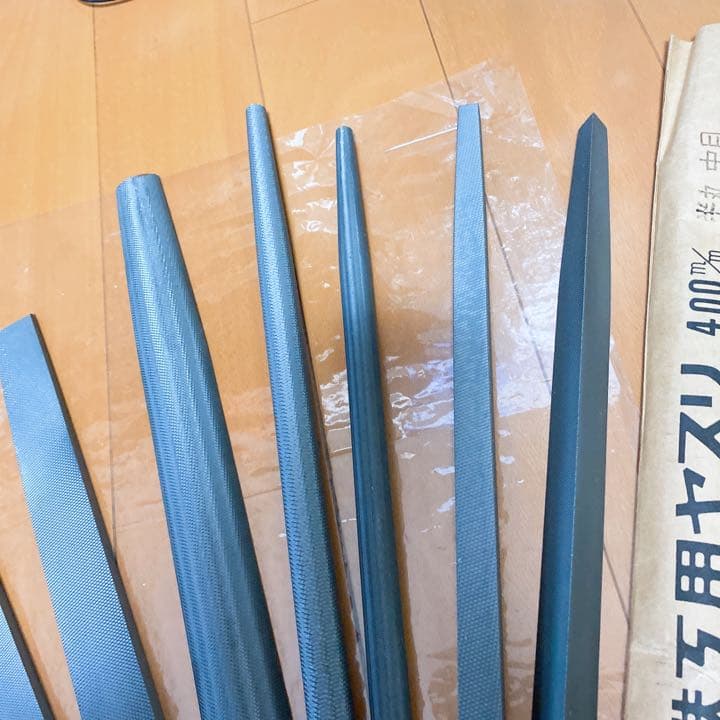 日本製 鉄工ヤスリ8本セット