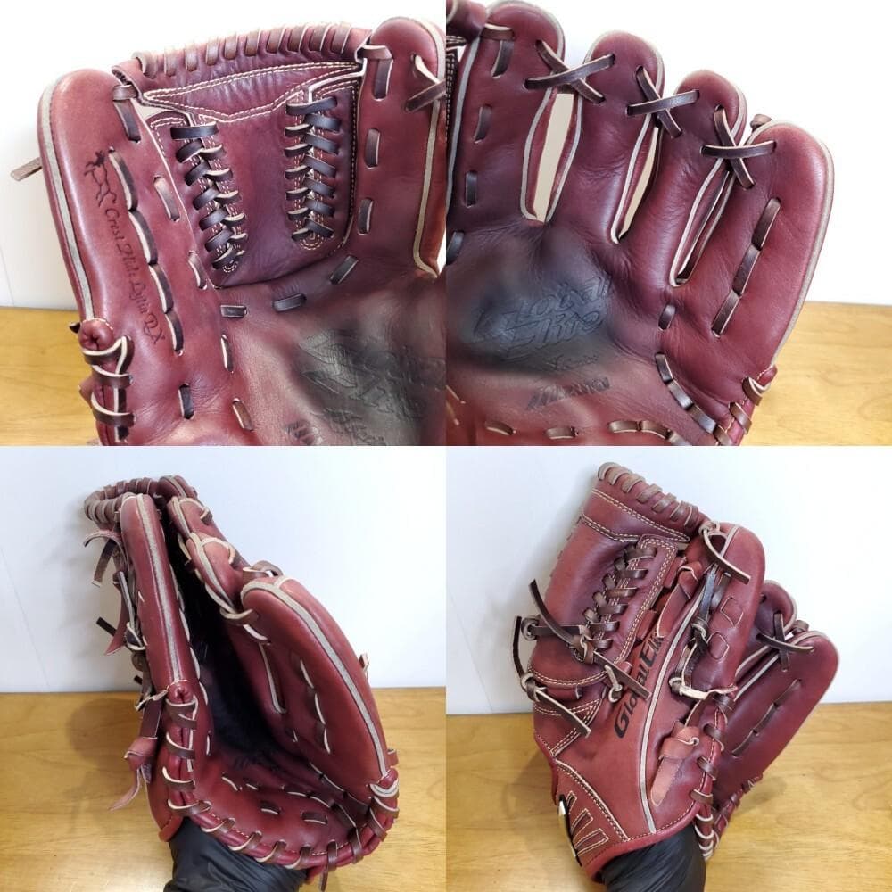 ミズノ グローバルエリート 一番人気 プラムブラウン 内野用 軟式グローブ