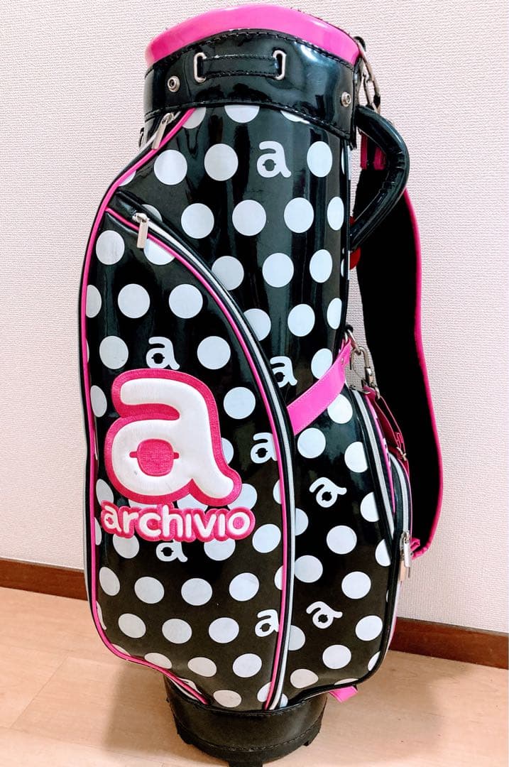 archivio 水玉模様 キャディバッグ　アルチビオ　レディース