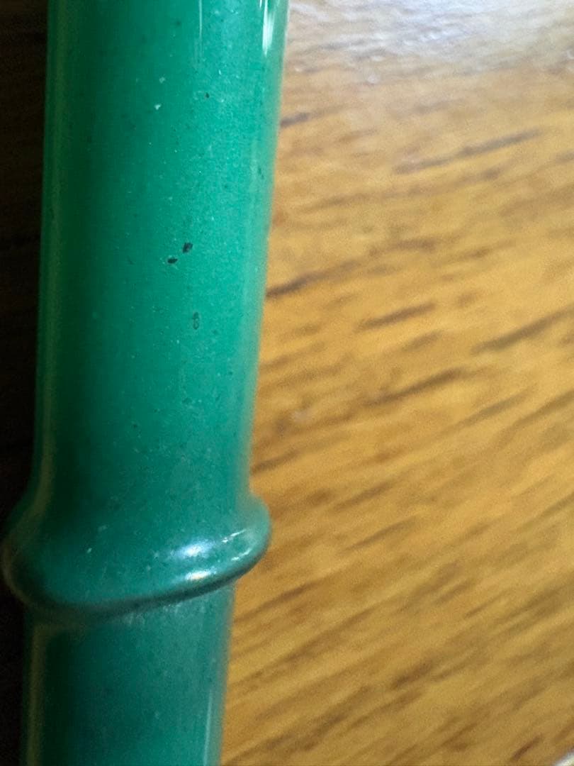 江戸硝子　簪　竹の形　長さ15.5cm 直径7mm 重さ10g