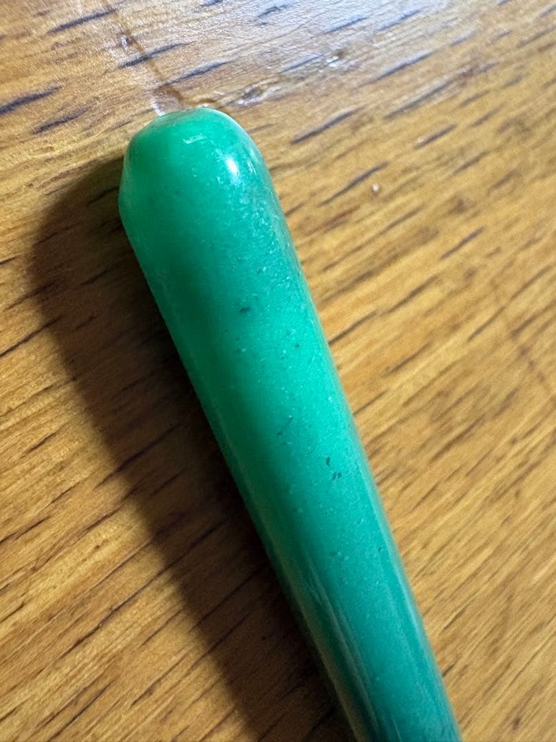 江戸硝子　簪　竹の形　長さ15.5cm 直径7mm 重さ10g