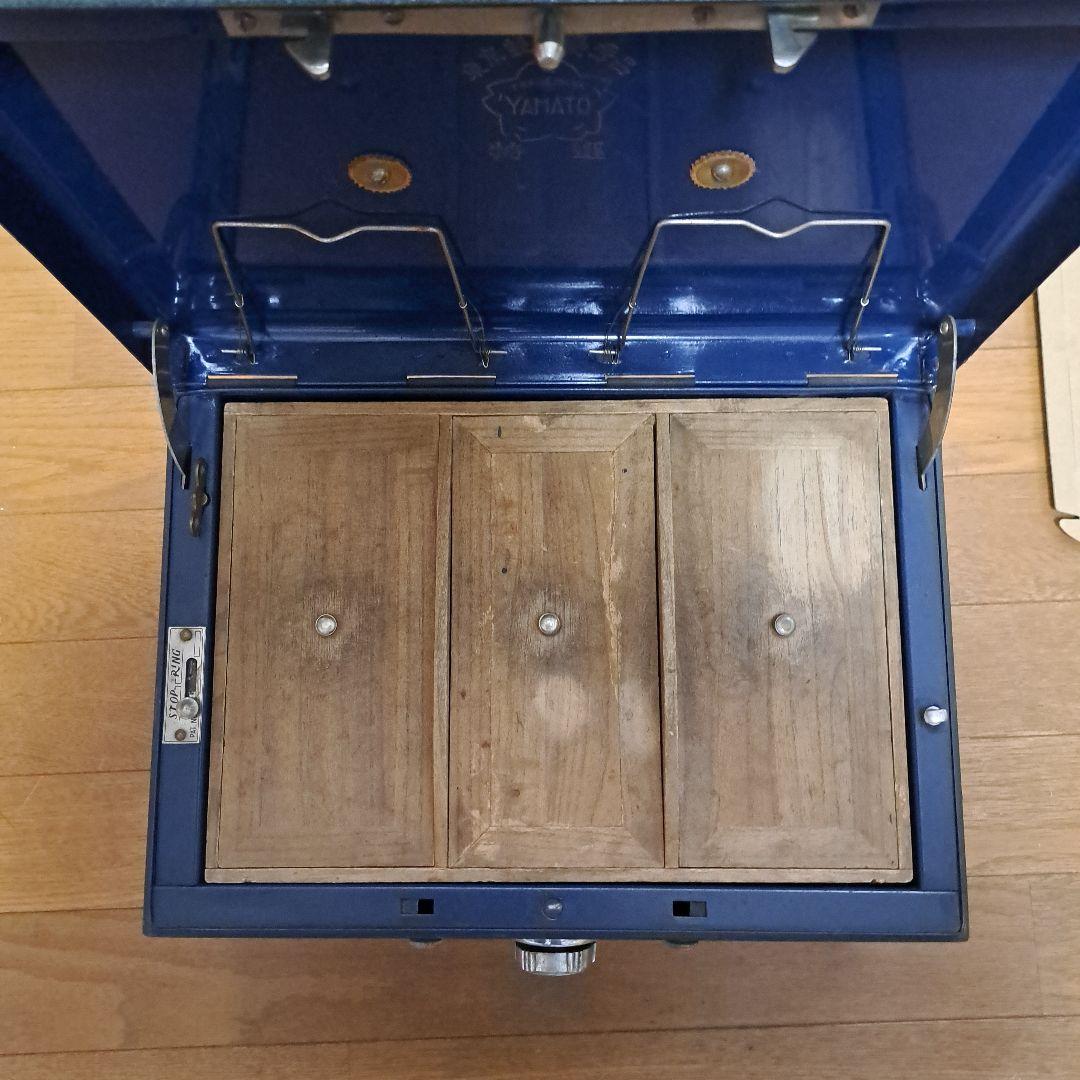 レトロ・アンティーク手提げ金庫 YAMATO CASH BOX 　カギ付き
