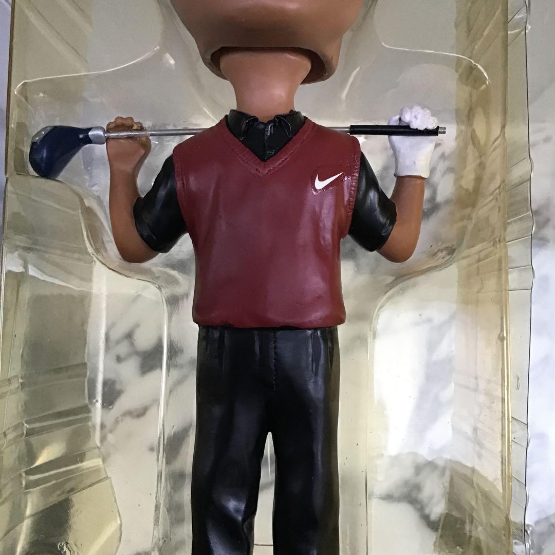 タイガーウッズ ボブルヘッド人形 2002年 UPPER DECK レア