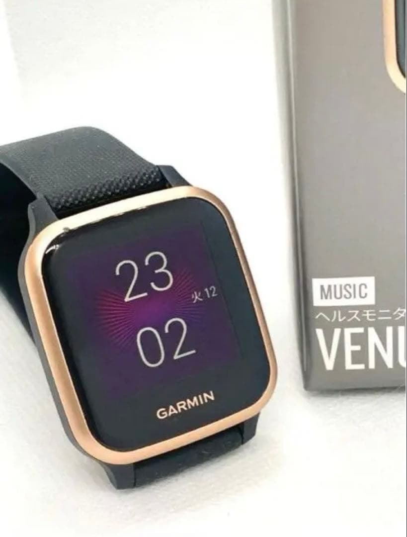 【美品】Garmin Venu SQ Music Black (1318)