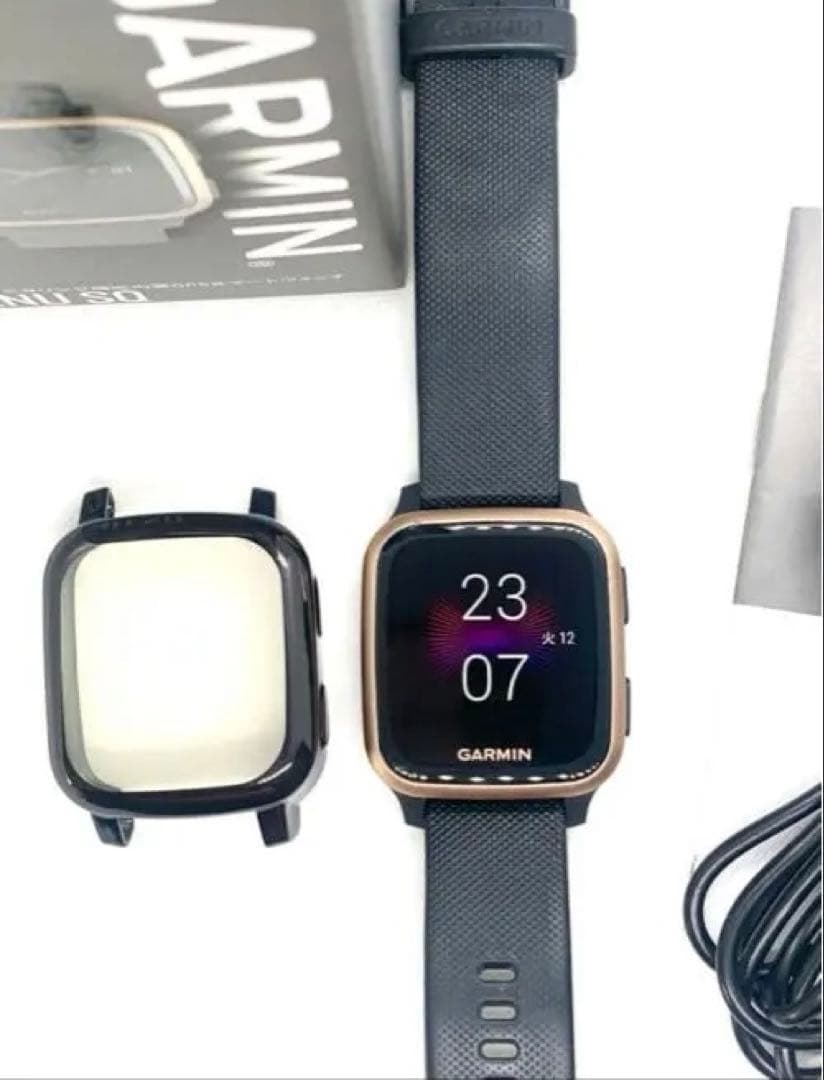 【美品】Garmin Venu SQ Music Black (1318)