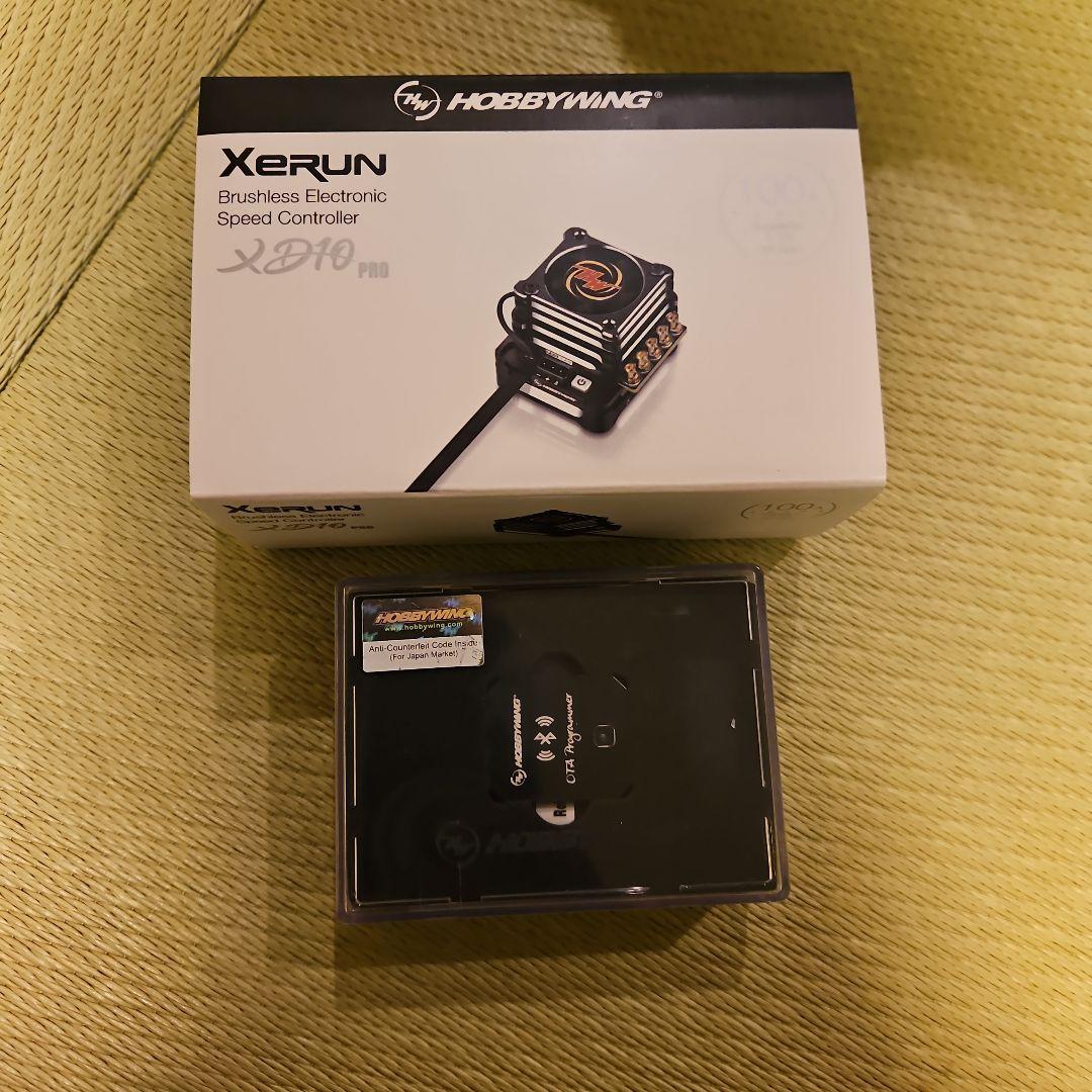 新品HOBBYWING XeRUN XD10 PRO　OTA プログラマーセット