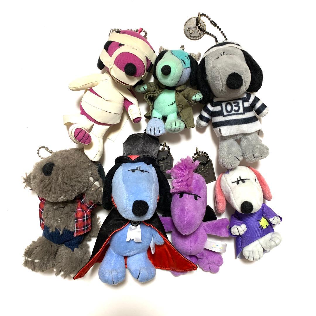 【激レア】スヌーピー キーホルダー ぬいぐるみ ホラーナイト　7点セット　USJ