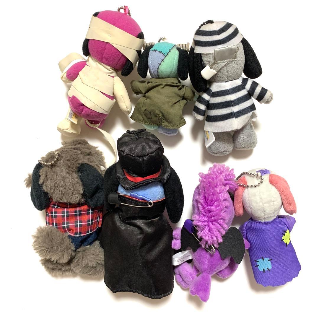 【激レア】スヌーピー キーホルダー ぬいぐるみ ホラーナイト　7点セット　USJ