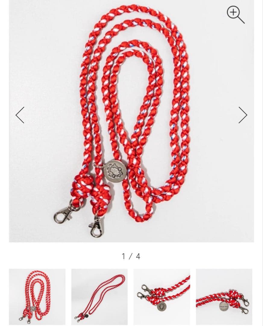 ミャクミャク　EXPO2025 公式ロゴ 組紐ショルダーストラップ　関西万博