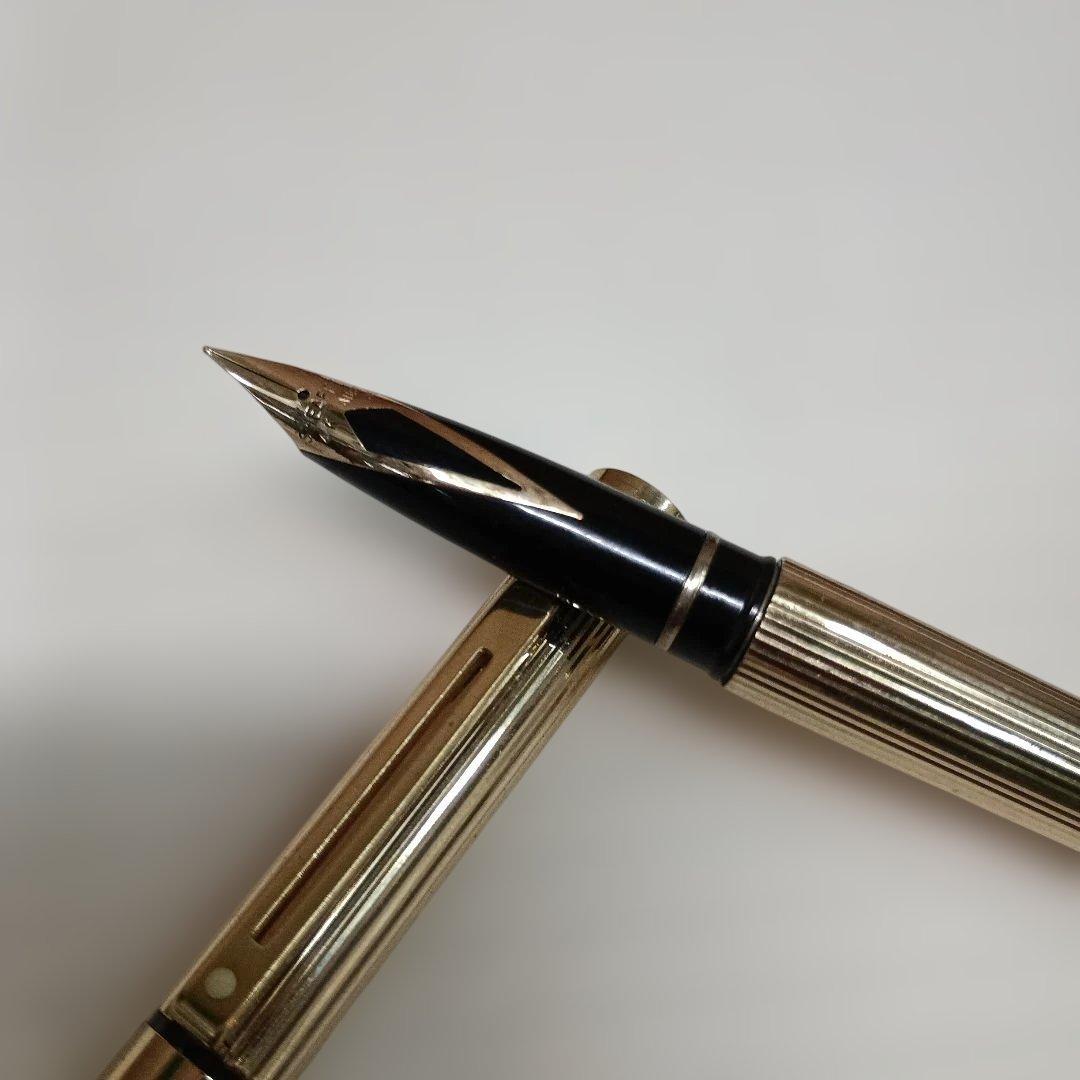 3978）シェーファー万年筆　ペン先14K 外装金メッキ？