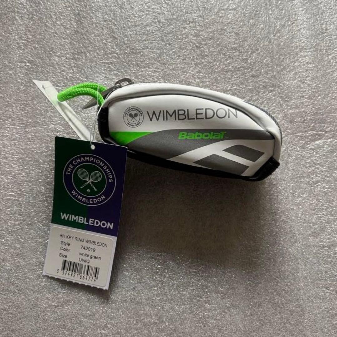 【新品】Wimbledon公式プレイヤーズタオル　 小銭入れ　ボール　紙袋セット