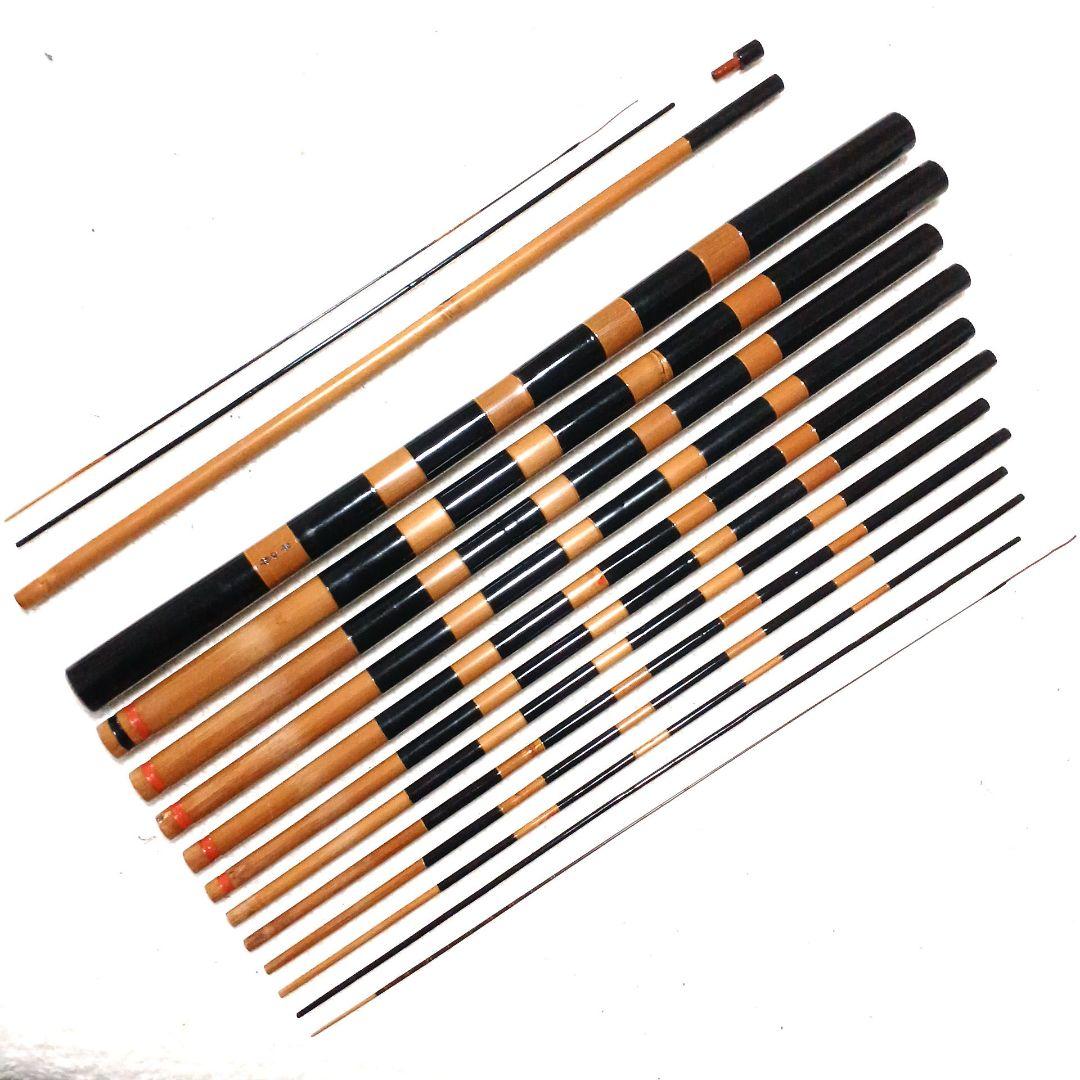 竿正作 真鮒万能竿 変え穂先付 　渓流竿 ハエ竿 真鮒竿 タナゴ竿 和竿 竹竿