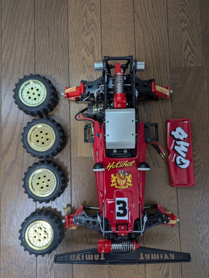 TAMIYA ホットショット Hotshot 未使用品　マッドファイター付き