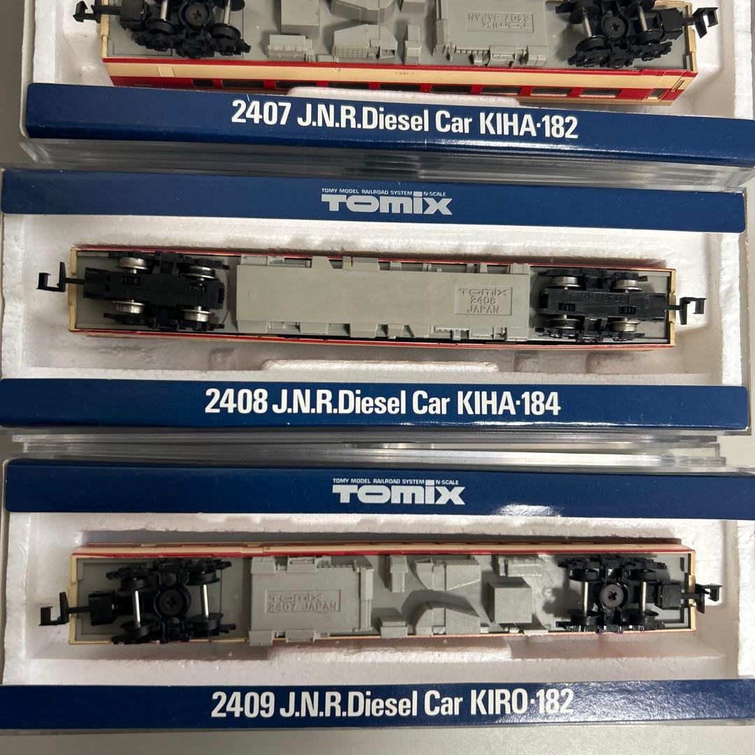TOMIX ゲージ 国鉄キハ182 183 184形 ディーゼル車両 4両セット