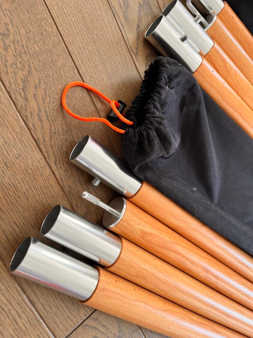 DOD ハイパームテキポール ウッド 2本セット XP8-632-WD