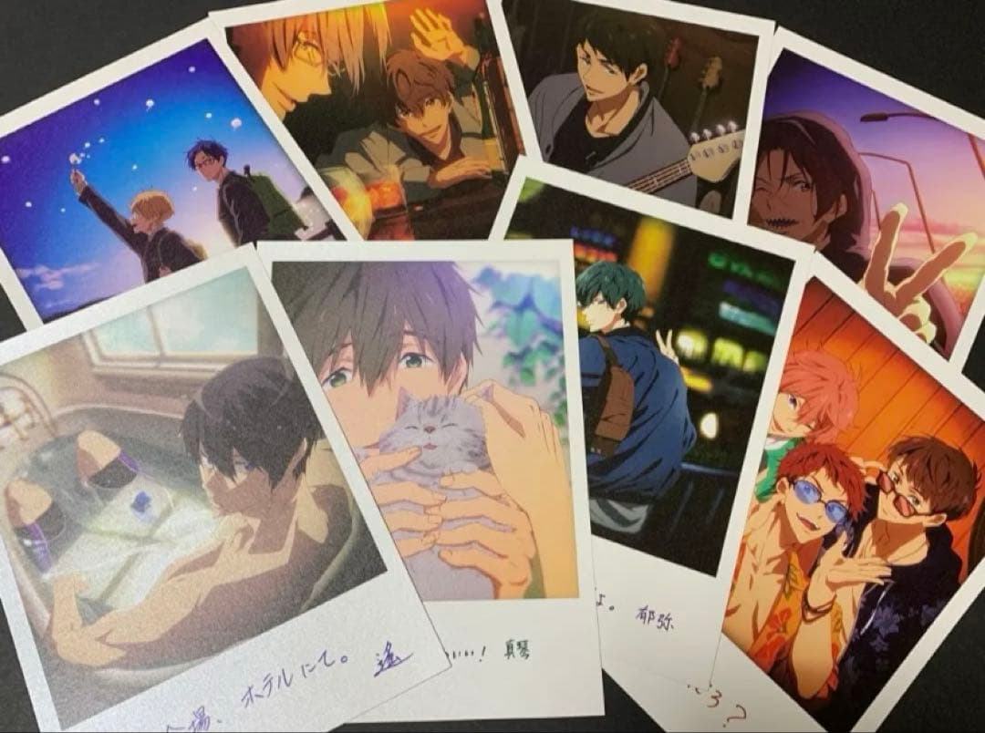 Free! 京アニ ペア前売券特典 イラストカード 【A】【B】セット