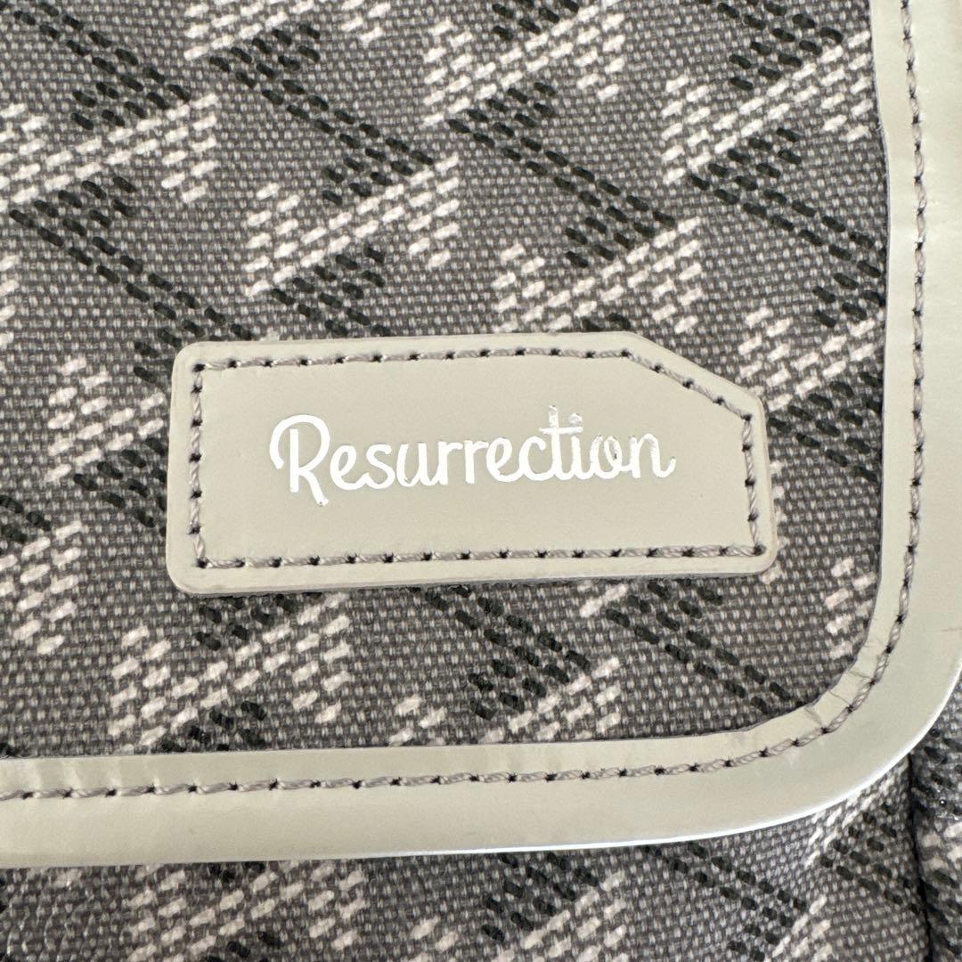 Resurrection RRアイクスNo.2 ロゴ総柄ウエストポーチ