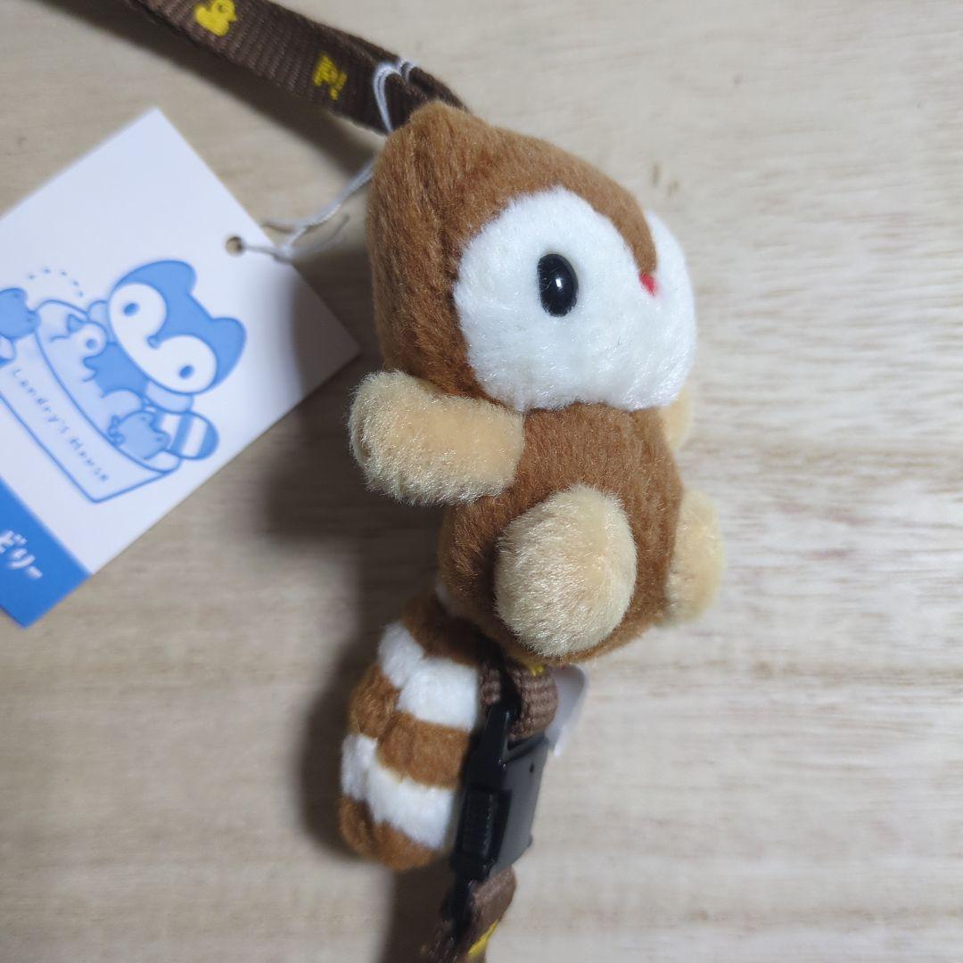 たらいぐまのらんどりー　ぬいぐるみ　ストラップ　マスコット　当時物　タグ付き