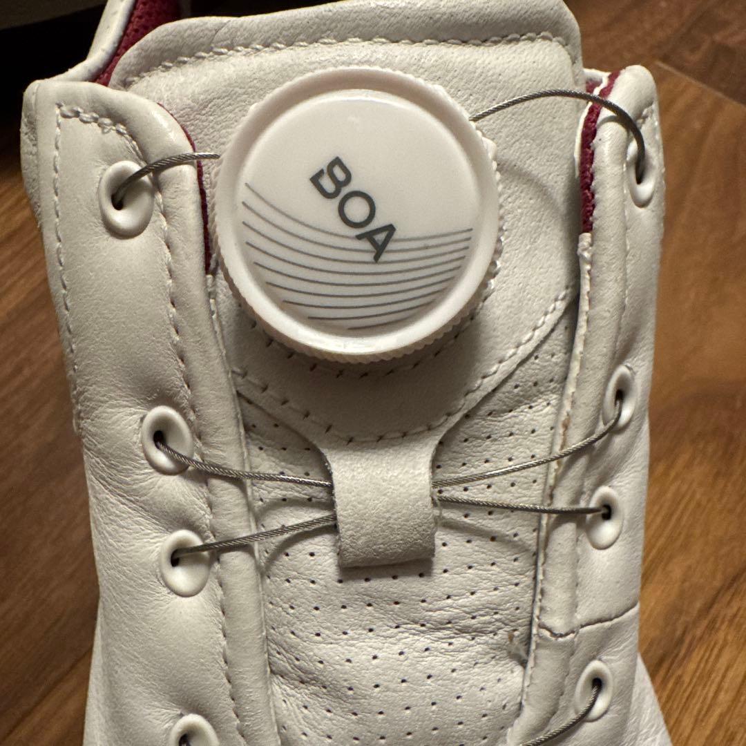 e c coのゴルフシューズレディース用36。本革。防水加工。BOA。