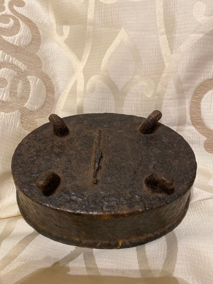 古銅四足香炉　時代物　蔵出し