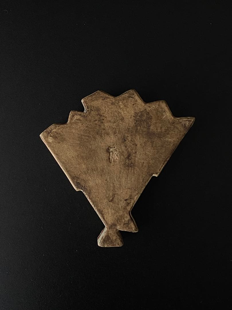 仁清印 香合 開扇文 京焼 色絵