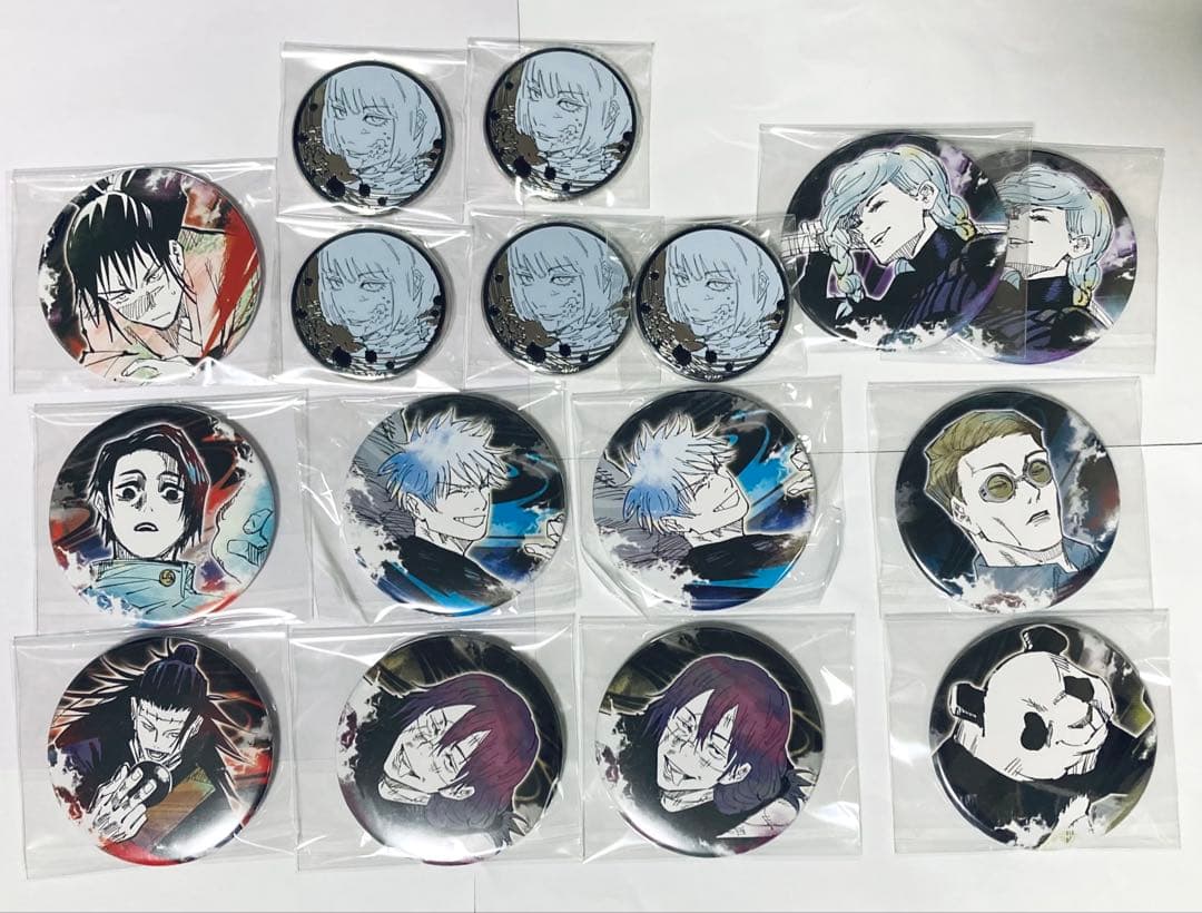 呪術廻戦展　コレクション缶バッジ　シルバー缶バッジ　五条　他