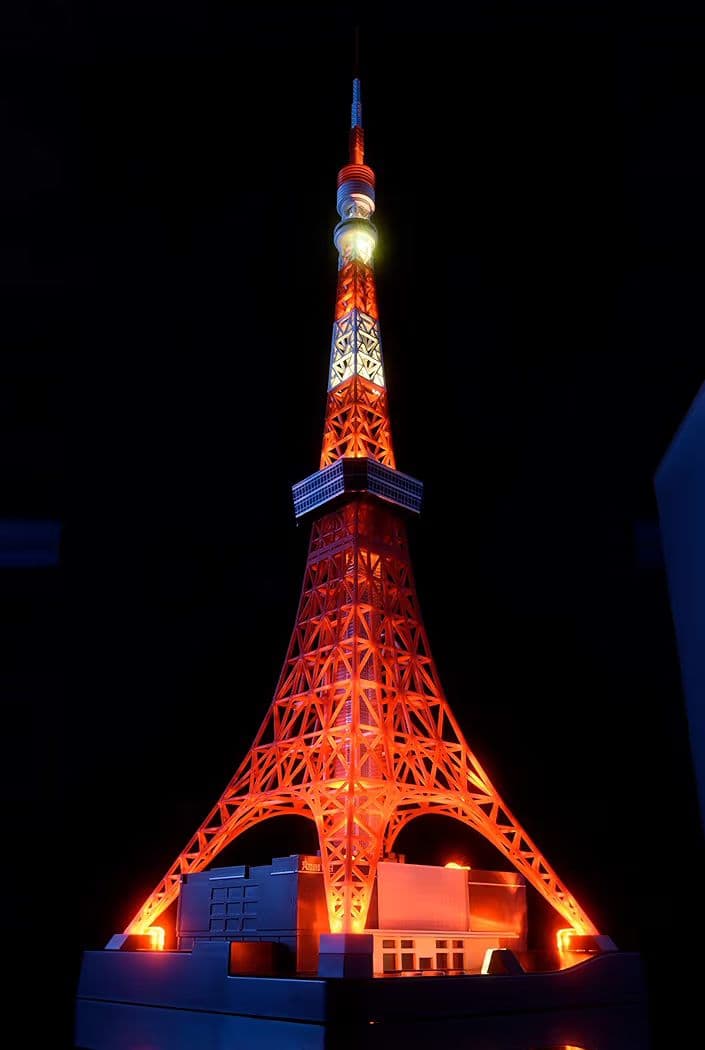 【未使用品】東京タワー LEDライト付き 1/500スケール*箱に外傷あり