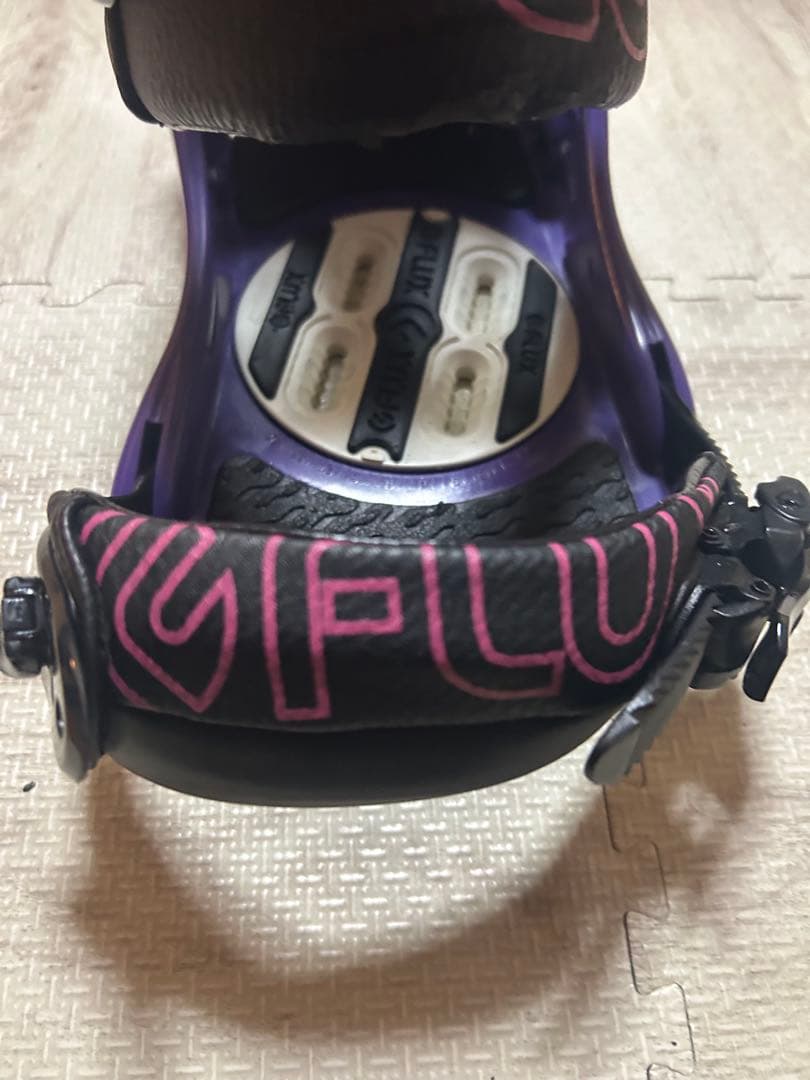 FLUX スノーボード ビンディング 紫　M