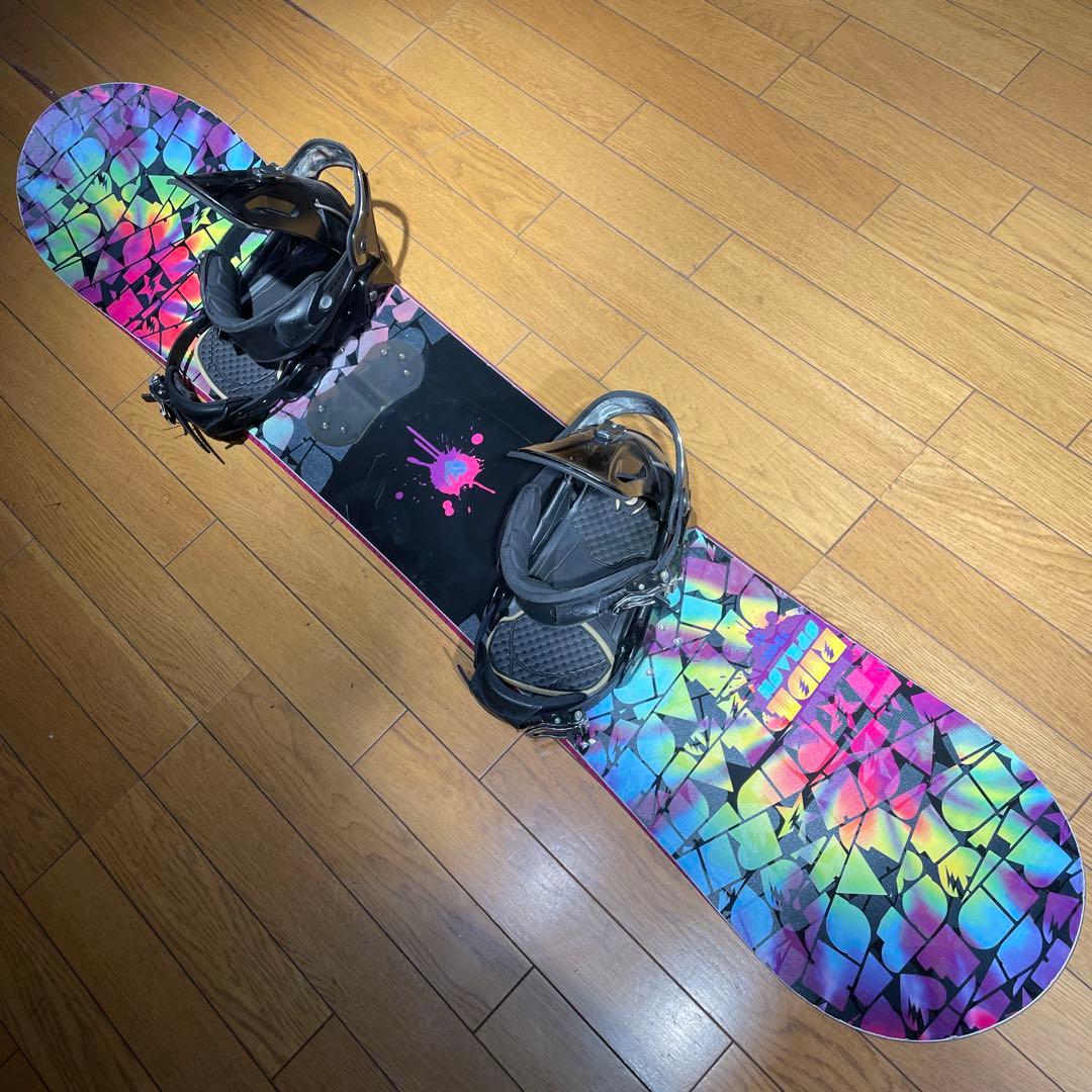 いち 　RIDEライドSPLASH142cm 2点セット　初中級向け