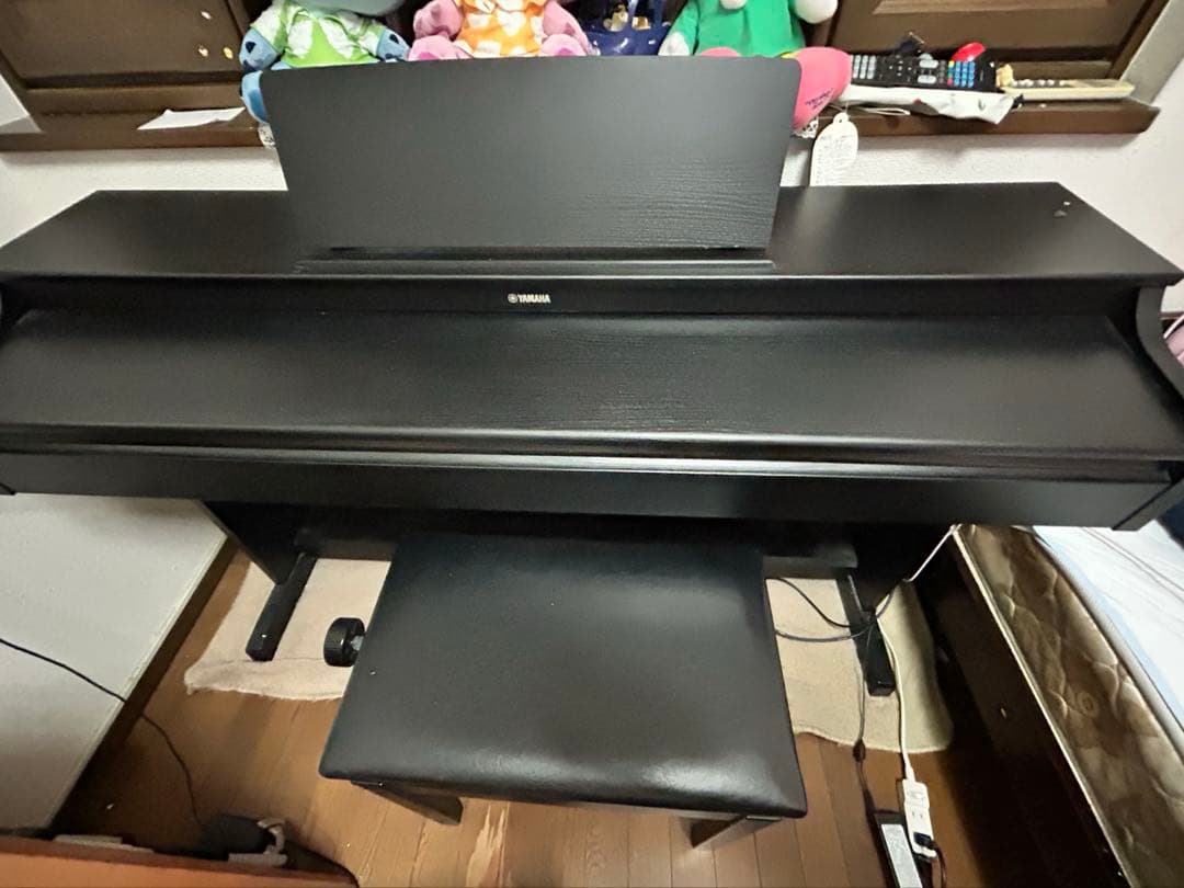 （ぷく様お取り引き中）YAMAHA 電子ピアノ　ブラック 椅子付き