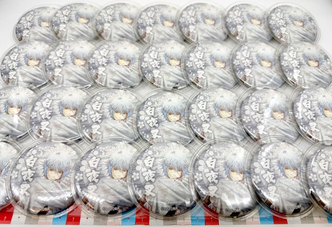 銀魂 坂田銀時 白夜叉 缶バッジ 28個セット