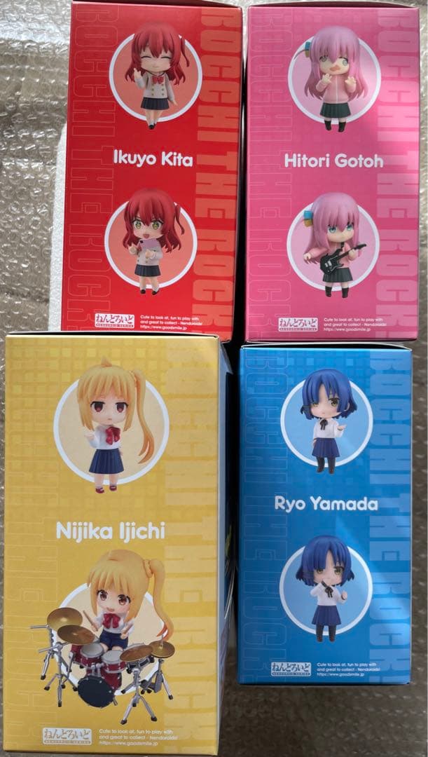 【おまけ付き】ぼっちざろっく！ねんどろいど4体セット