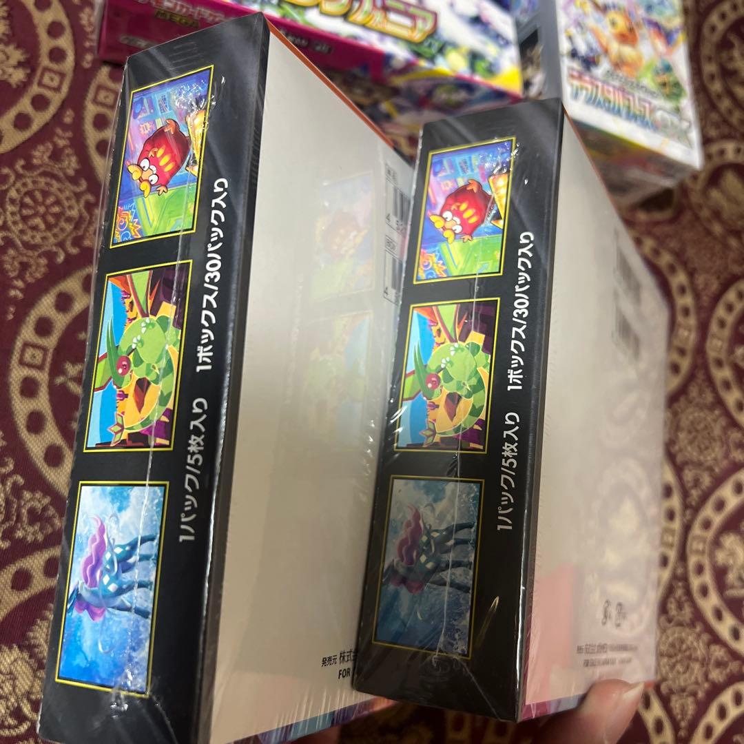 ポケモンカード　シュリンク付き未開封ボックス　インフェルノx テラスタルex 他