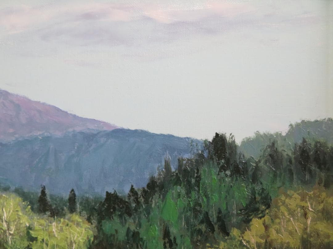 ◆　大山功　「美濃路」　油彩　F6号　應美会会員　 ◆