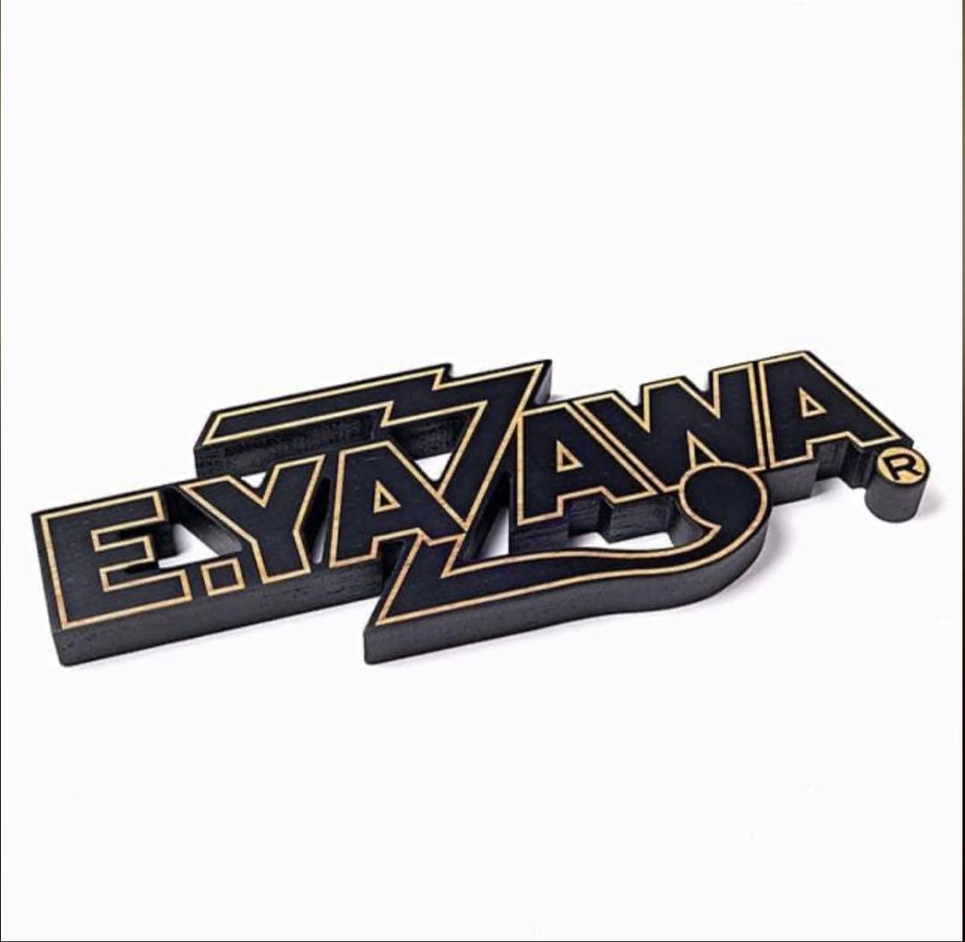 矢沢永吉　E.YAZAWAロゴ壁掛けオブジェ箱入り未開封