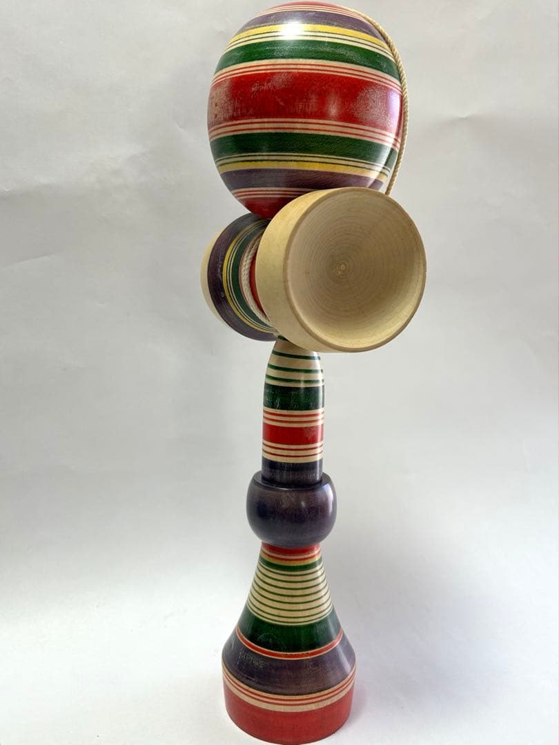 巨大けん玉 高さ約45cm 木製 未使用 古品 インテリア・ディスプレイにも