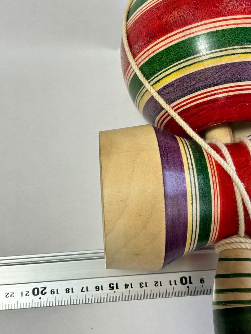 巨大けん玉 高さ約45cm 木製 未使用 古品 インテリア・ディスプレイにも