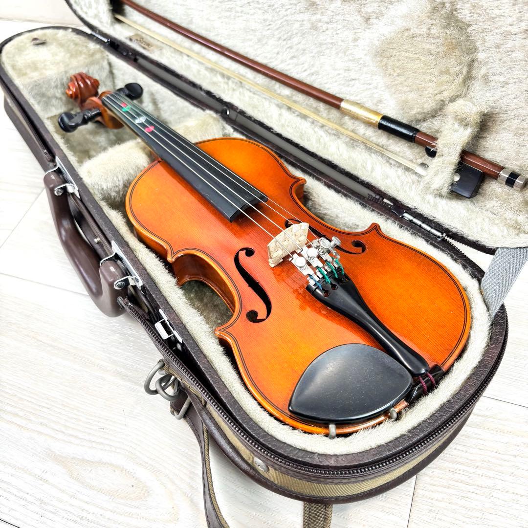 【ケース、弓付】SUZUKIバイオリン No.200 1/10 2001年製