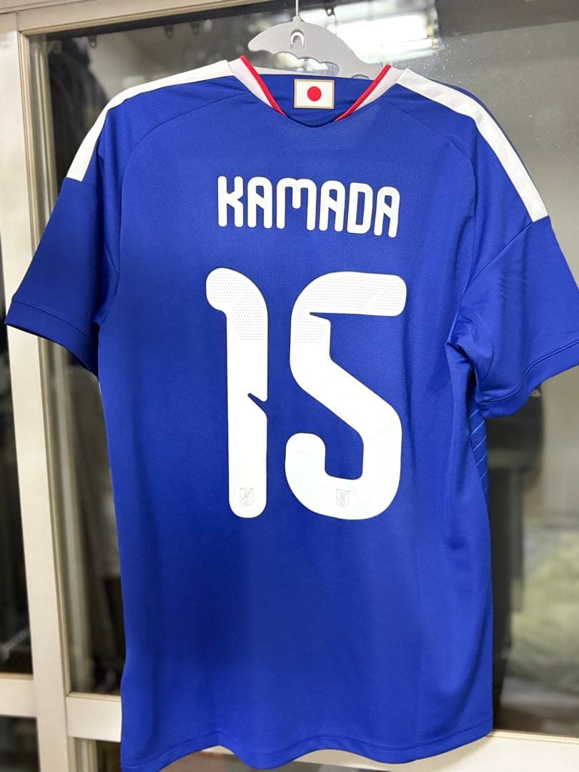 新品未使用 フラッグ付き 日本代表 ユニフォーム 鎌田選手