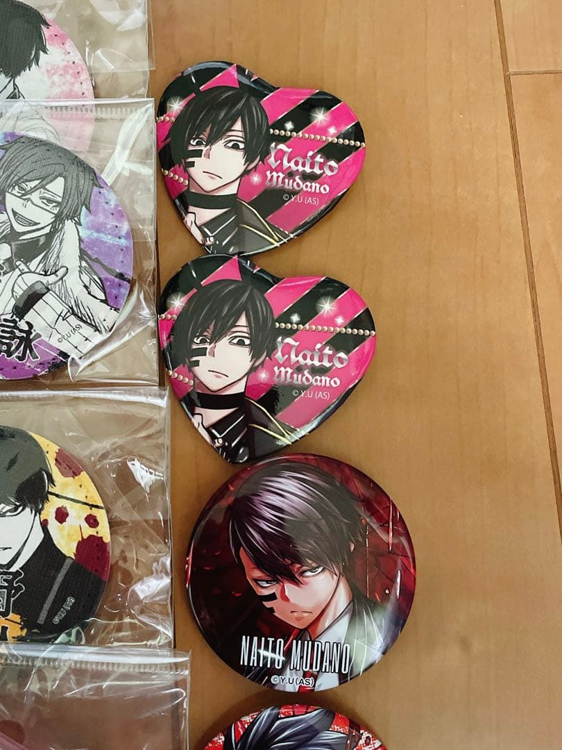 桃源暗鬼 グッズ アクリルキーホルダー缶バッジ 20個 一ノ瀬四季 無陀野無人