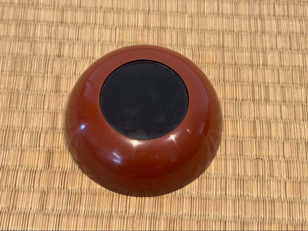 大内塗 草花 鳳凰紋 銘々皿 9客 小皿 懐石料理道具 漆器 木皿