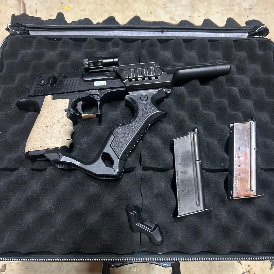 け*パ様 東京マルイ ガスガン レール付き　デザートイーグル　50AE 10イン