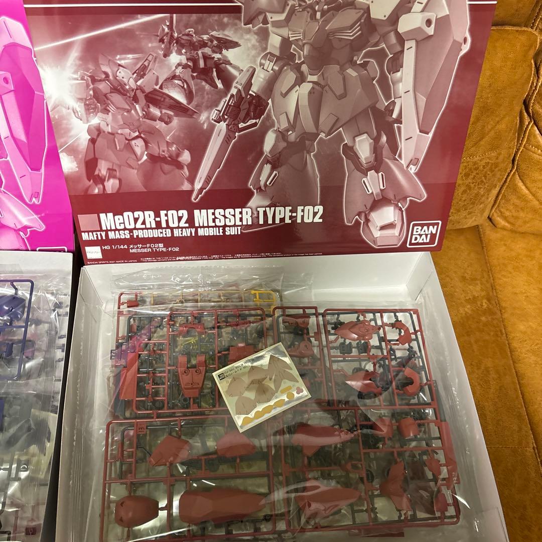 ＨＧ 1/144 メッサー　Ｆ０２型（指揮官機） Ｆ０２型　セット