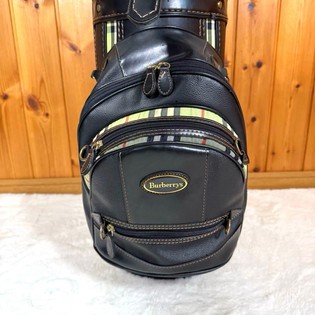 バーバリー キャディバッグ ノバチェック Burberry ゴルフ 黒