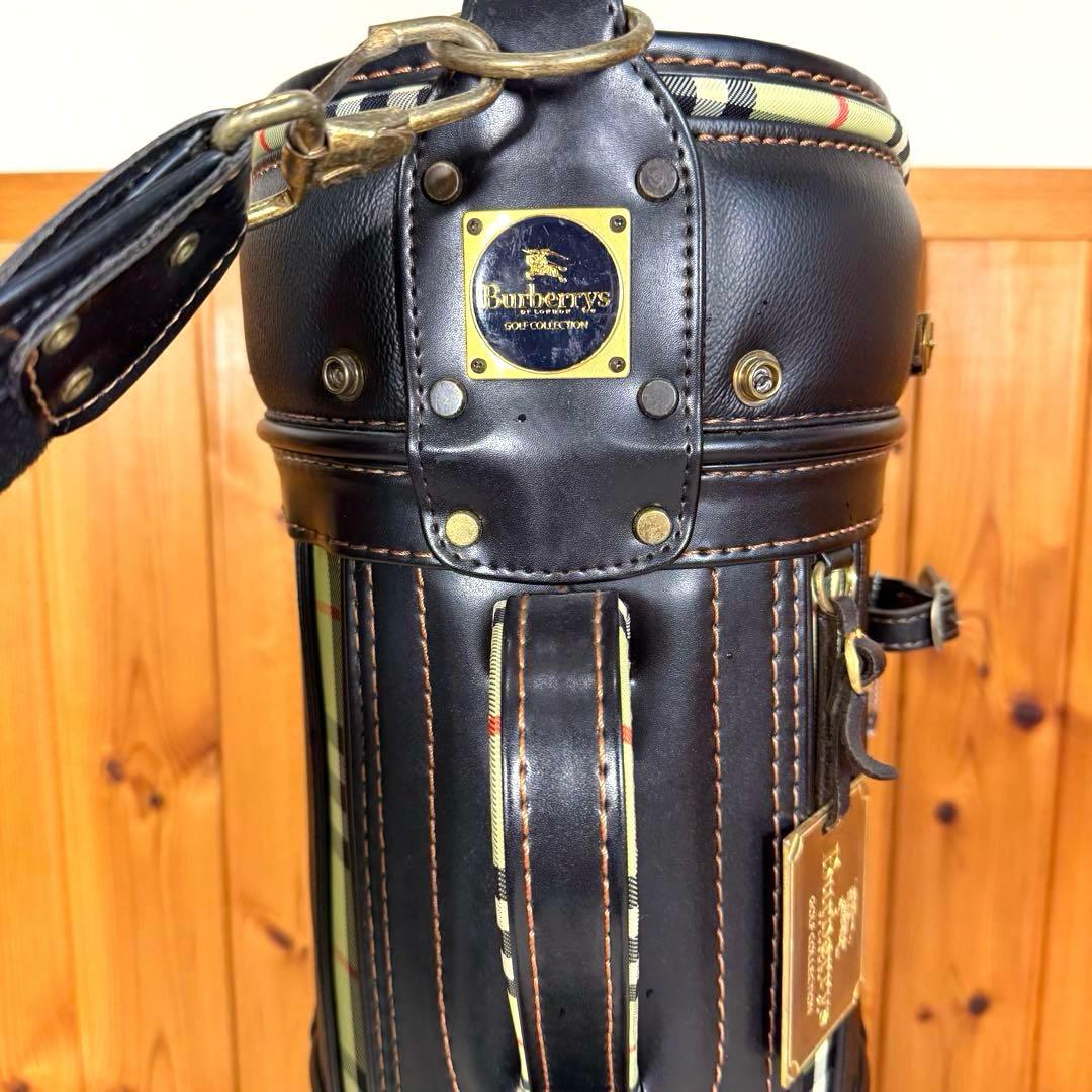 バーバリー キャディバッグ ノバチェック Burberry ゴルフ 黒