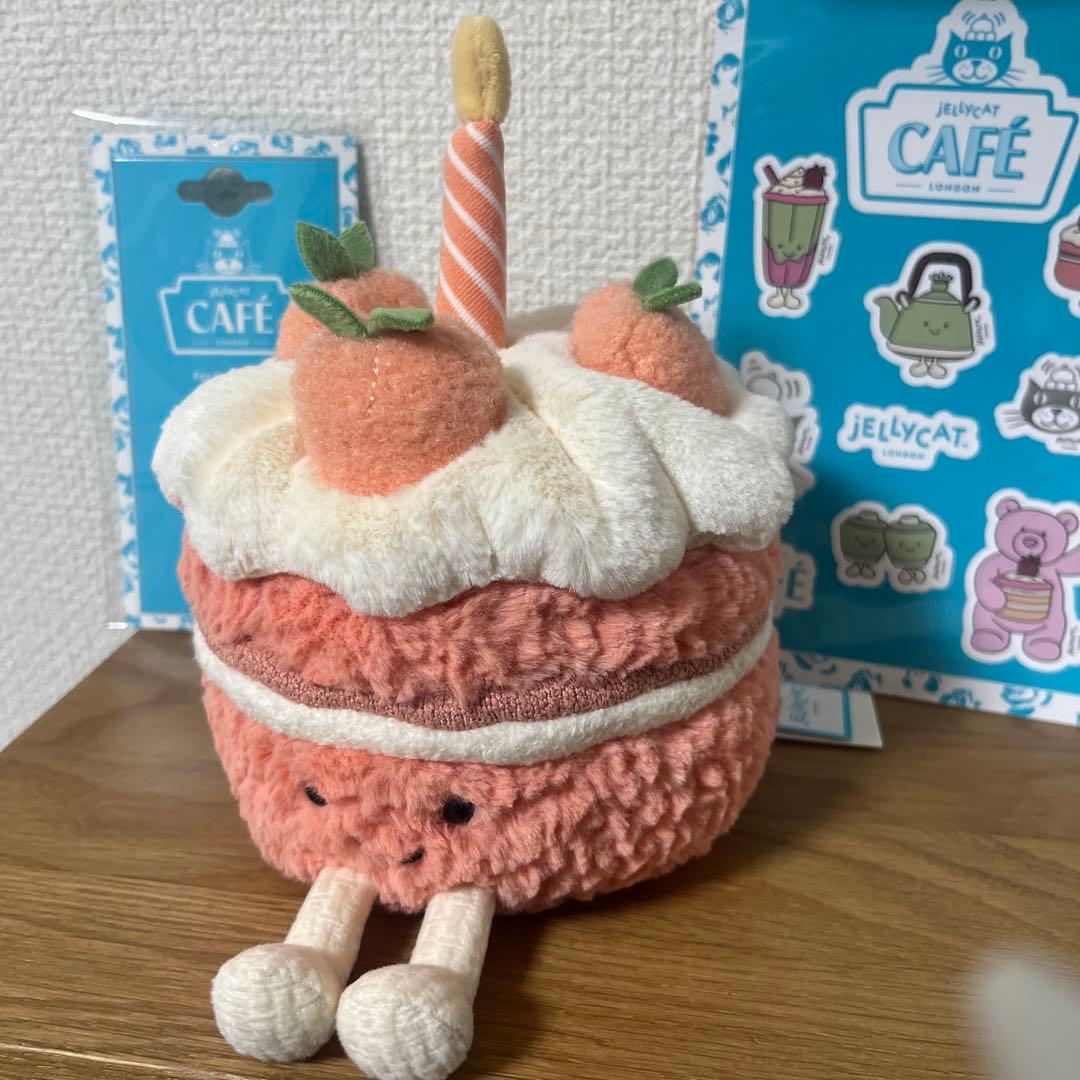  Melbie Peach Cake上海限定 ケーキ ぬいぐるみ